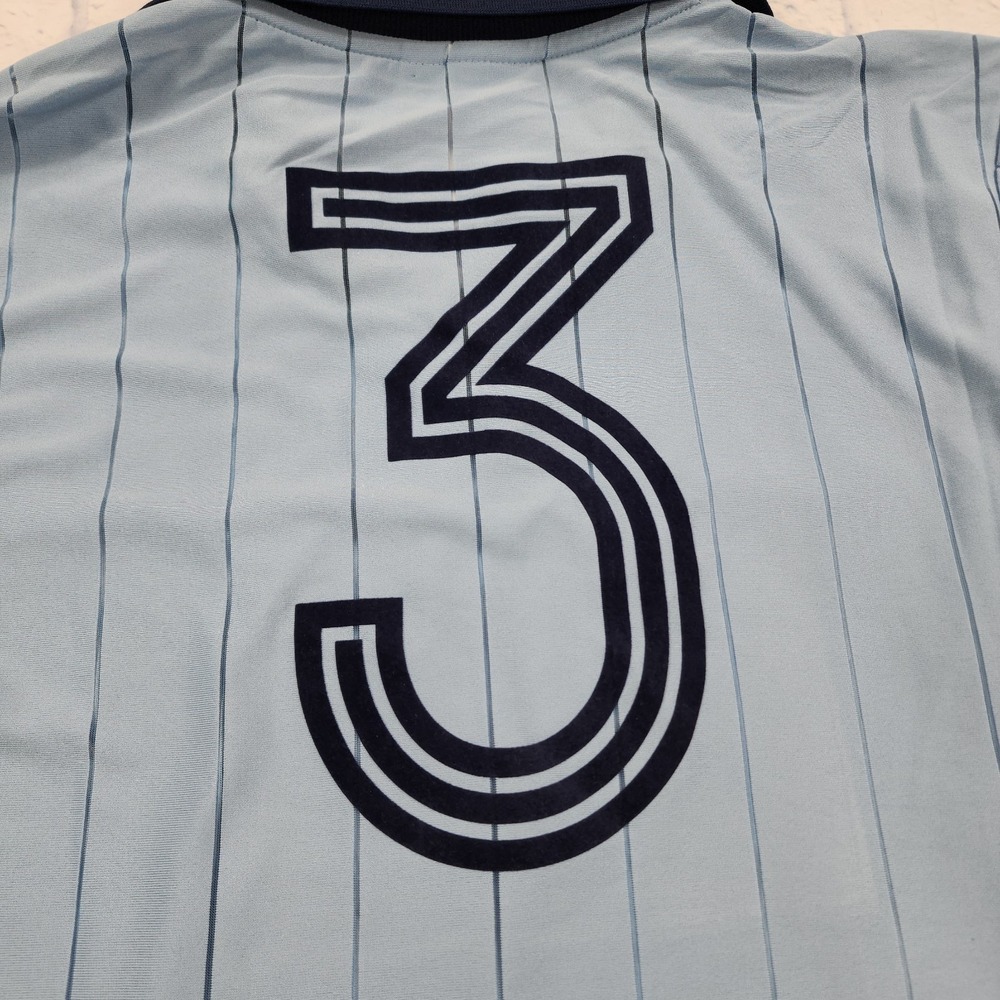 adidas Originals x Liberty London WOMENS S Blue Tonal Soccer Jersey Dress JC5313 - Picture 11 of 12